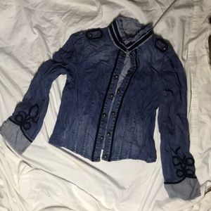 Jean jacket by Jessica Simpson used size large